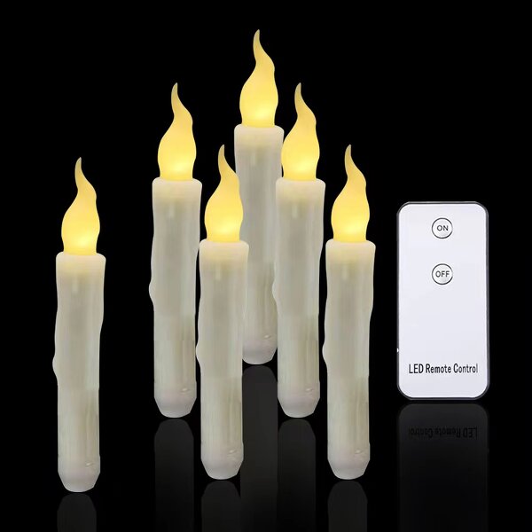 LED Candle Set Manufacturer - 12 Pieces Electronic Halloween Remote Control Taper for Party