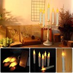 LED Candle Set Manufacturer - 12 Pieces Electronic Halloween Remote Control Taper for Party