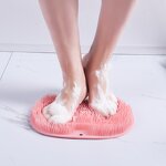 Foot Massage Brush Manufacturer - Silicone Shower Non-slip Bath Mat Foot Scrubber