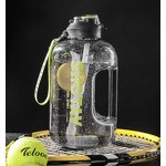 Water Bottle Manufacturer - Wholesale Motivational 2L/2.5L/3.8L Gym Gallon with Straw