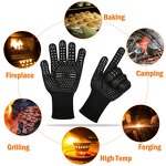BBQ Gloves Manufacturer - Wholesale 932F Heat Resistance Extreme Protection Aramid Oven Mitts