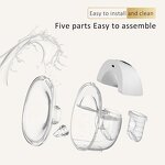 Breast Pump Manufacturer - New Arrival Portable Wireless Integrated Silicone Wearable Hands-Free