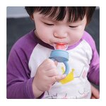Teether Manufacturer - Bpa Free Baby Soother Soft Safe Silicone Infant Fruit Feeder