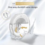 Breast Pump Manufacturer - New Arrival Portable Wireless Integrated Silicone Wearable Hands-Free