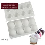 Cake Mold Manufacturer - 8 Ball Number GT Eco-Friendly 3D Half Circle Design