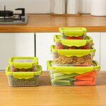Food Storage Container Manufacturer - Stretch Lid Leak-Proof Magic Crisper Vacuum