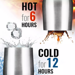 Wine Tumbler Manufacturer - Wholesale 350ml 12oz Stainless Steel Straight Glitter with Lid