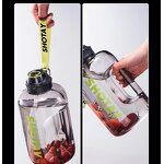 Water Bottle Manufacturer - Wholesale Motivational 2L/2.5L/3.8L Gym Gallon with Straw