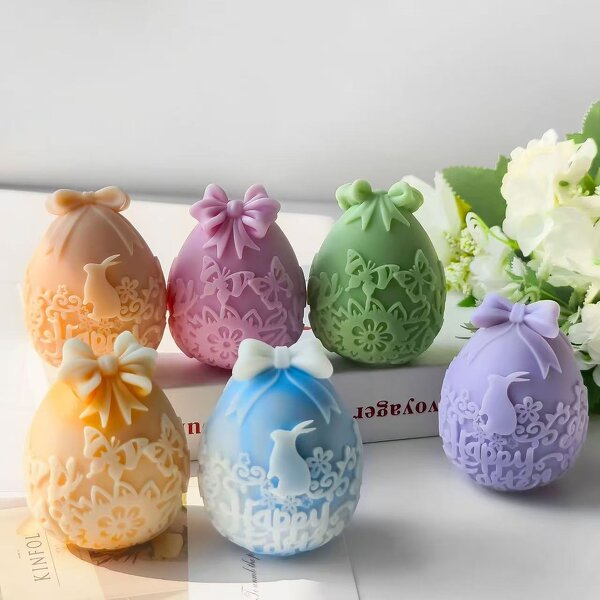 Candle Mold Manufacturer - DIY 3D Reusable Eco-Friendly Easter Egg Animal Shape