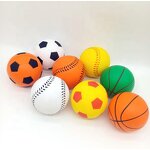 Stress Ball Manufacturer - Cute Customized Logo Foam Toy Round Shape Pu Foam Basket Football