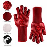 BBQ Gloves Manufacturer - Customized Barbecue Oven Glove OEM 1472F Extreme Heat Resistant