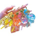 Keychain Manufacturer - Creative LED Plastic UV Printed Starfish Floating Colorful for Girls