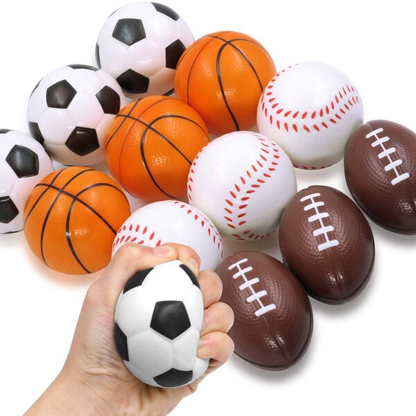 Stress Ball Manufacturer - Cute Customized Logo Foam Toy Round Shape Pu Foam Basket Football