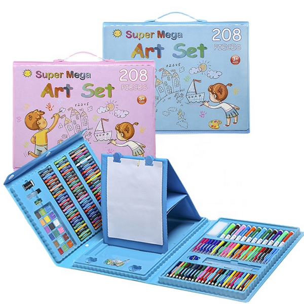 Art Set Manufacturer - Hot Sale 208pcs Deluxe Painting School Supplies Kids Gift Box