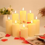 LED Candle Manufacturer - High Quality ABS White Flicker Moving Wick 3D Bullet Shape