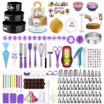 Cake Turntable Set Manufacturer - Rotating with Piping Tips & DIY Baking Tools