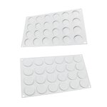 Silicone Mold Manufacturer - 24-Cavity Round for French Dessert Pastry & Cake