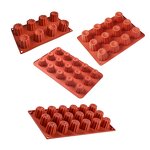 Canele Mould Manufacturer - Nonstick Silicone Cylinder Flower for Cupcake Pudding