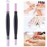 Stone Nail File - 1PC Unique Professional Cuticle Trimmer Buffer Pedicure Tool