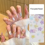 3D Flower Rhinestones - Wholesale Transparent Five-Petal Mini Ice Permeable Decor