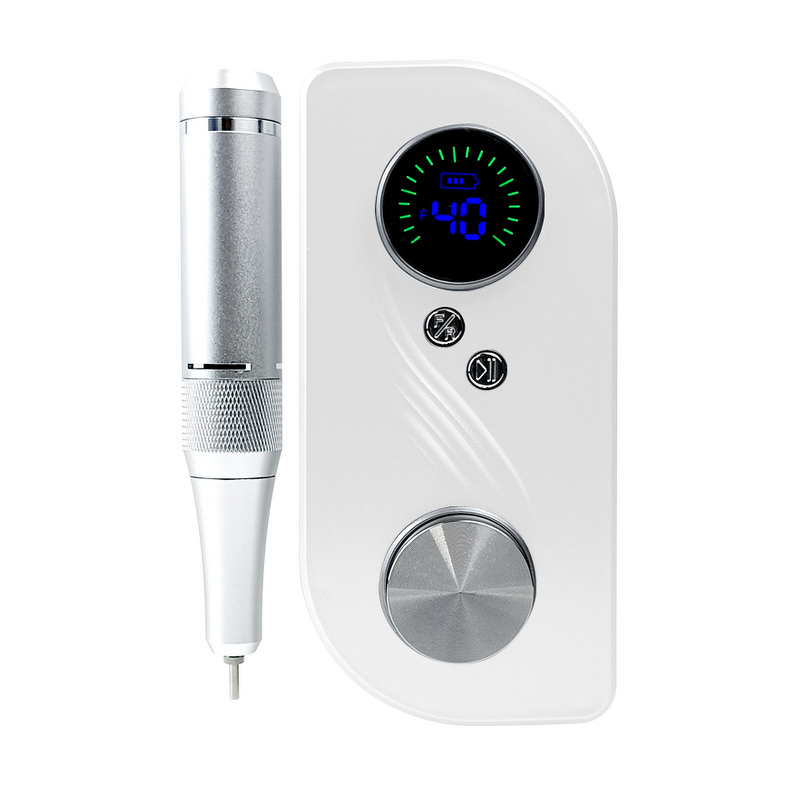 Wireless Nail Drill Machine - LED Display 40000rpm Professional Rechargeable Tool