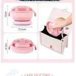 400cc Silicone Wax Warmer - OEM Foldable No-Stick Depilatory Bowl for Hair Removal