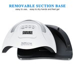 80W LED Nail Lamp - Custom Logo SUN X7 MAX Smart Sensor Fast-Drying Tool