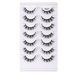 Cat Eye Lashes - 5 Pairs Fluffy Winged 6D Strip Faux Mink Mixed Length Tool