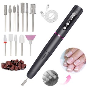 Electric Nail File Drill - 18000RPM Portable Manicure Pedicure Polishing Pen