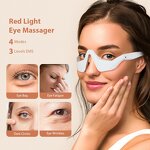 LED Eye Massager - Anti-Wrinkle Red Light Micro-Current Dark Circles Remover