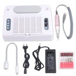 5 in 1 Nail Machine - 80W UV LED Lamp Dryer Vacuum Cleaner Drill Manicure Tool