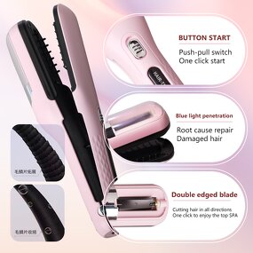 Split Hair Trimmer - Automatic Cordless Dry Damaged Brittle Women Hair Care Tool