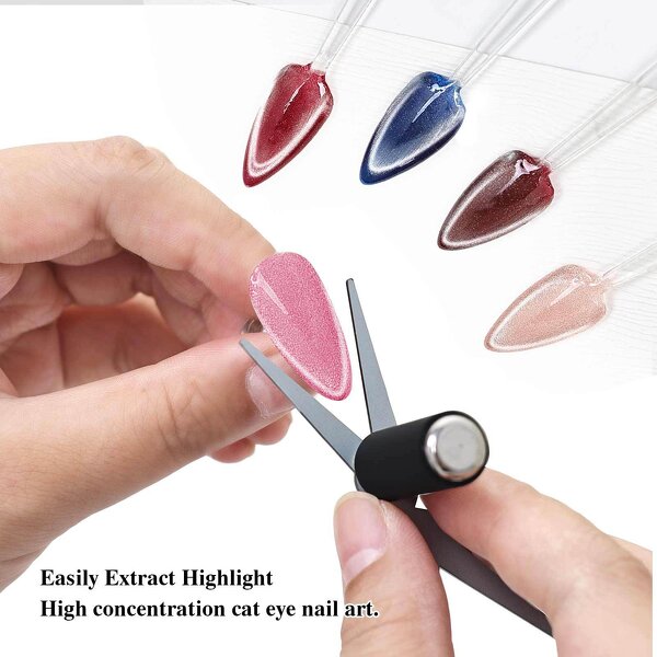 3 in 1 Cat Eye Magnet - Multi Functional 3D Heart Pattern Gel Polish Art Tool