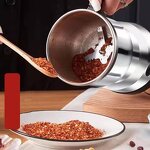 Burr Coffee Grinder - Portable Rechargeable Conical Ceramic for Travel Camping