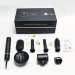 7 in 1 Hair Styling Set - Professional Straightener Brush 110000RPM Ionic Dryer