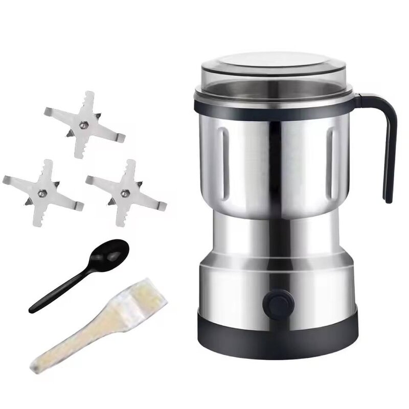 Burr Coffee Grinder - Portable Rechargeable Conical Ceramic for Travel Camping