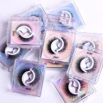 Self-adhesive False Lashes - Natural Mink Faux Long Black Band 1 Pair Box Pack