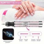 Electric Nail Drill Set - Rechargeable Portable Scrub Sharpening Salon Tool