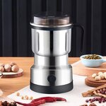 Burr Coffee Grinder - Portable Rechargeable Conical Ceramic for Travel Camping