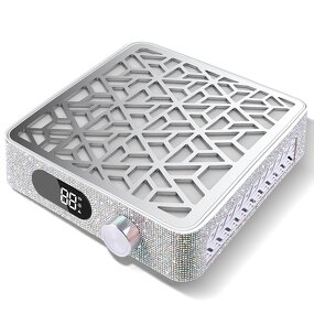 48W Nail Dust Collector - Large LCD Display Brushless Rechargeable Cordless Tool