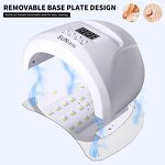 120w UV LED Nail Lamp - 36led 4-Level Timing Intellisense Quick Drying Tool