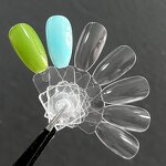 Magnetic Nail Tip Display - Wholesale Clear Color Card 50pcs Stiletto Stand