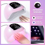 UV LED Nail Lamp - X15 MAX 280W Professional Fast Drying Manicure Tool