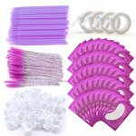 Eyelash Extension Set - Disposable Micro Tape Eye Pad Mascara Wands Applicator