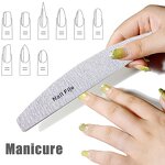 Double-Sided Nail File - Durable Fully Washable Custom Logo 100/180 Grit Tool