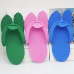 Disposable Pedicure Slippers - Foam Salon Spa Flip Flop Toe Separator Shoes