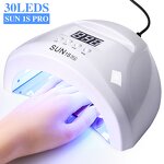 120w UV LED Nail Lamp - 36led 4-Level Timing Intellisense Quick Drying Tool