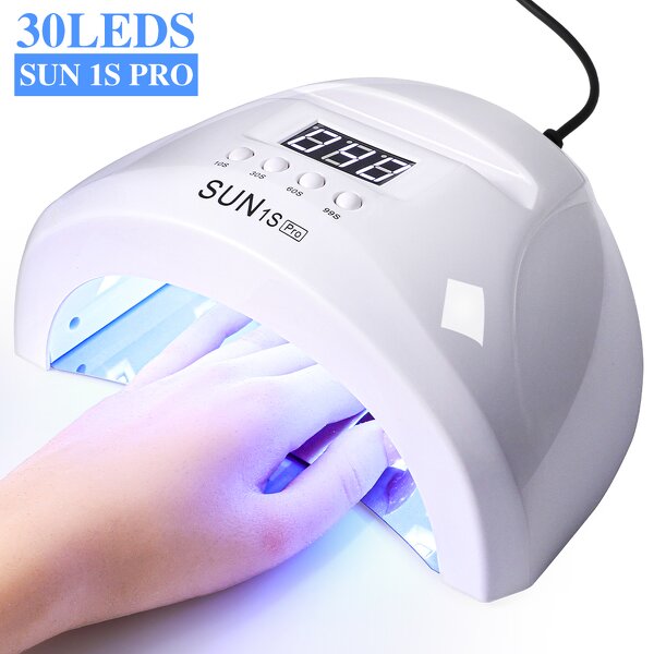 120w UV LED Nail Lamp - 36led 4-Level Timing Intellisense Quick Drying Tool