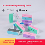 Four-Sided Polishing Block - Colorful Double Side for Nail Jewelry Manicure Tool