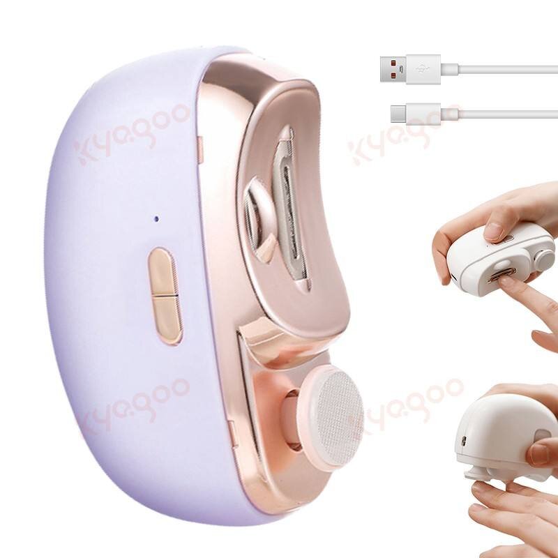 3-in-1 Baby Nail Clipper - Automatic Electric Trimmer Polishing with Light